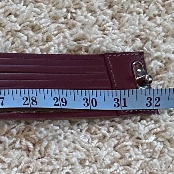 Free People Maria Southwest Leather Wide Waist Belt Size Small 32" EUC - Picture 8 of 8